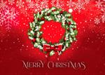 ABTAA2133<br>Frosty Pine Wreath Christmas