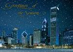 ABTCA4162<br>Chicago Winter Night